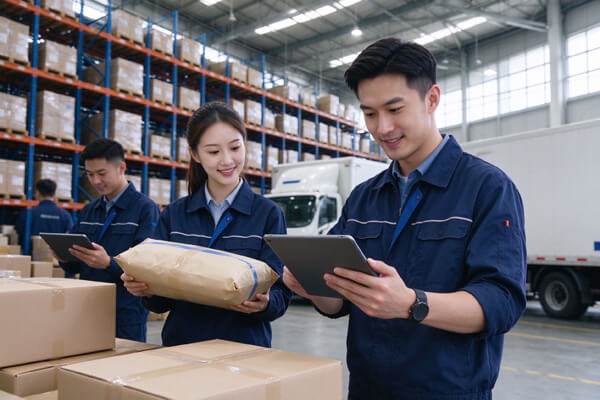 物流行业座机号码品牌认证商务场景图